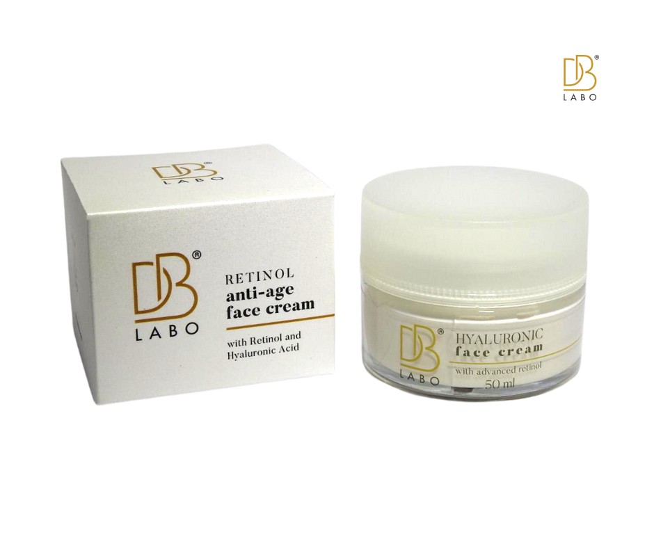 Crema Viso Anti_Age all’Acido Ialuronico e Retinolo per Donna - DBlabo Store